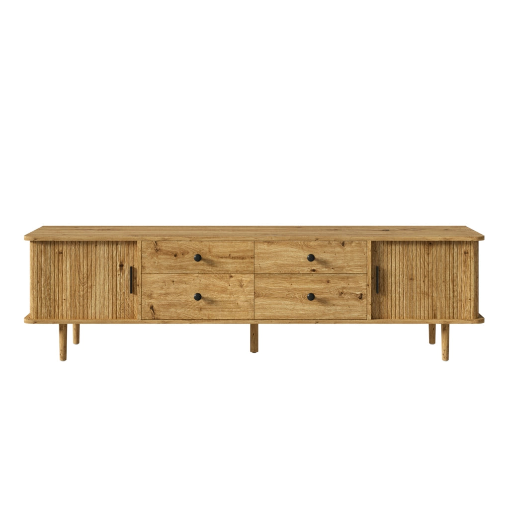 Mobile TV 165 cm in MDF effetto legno