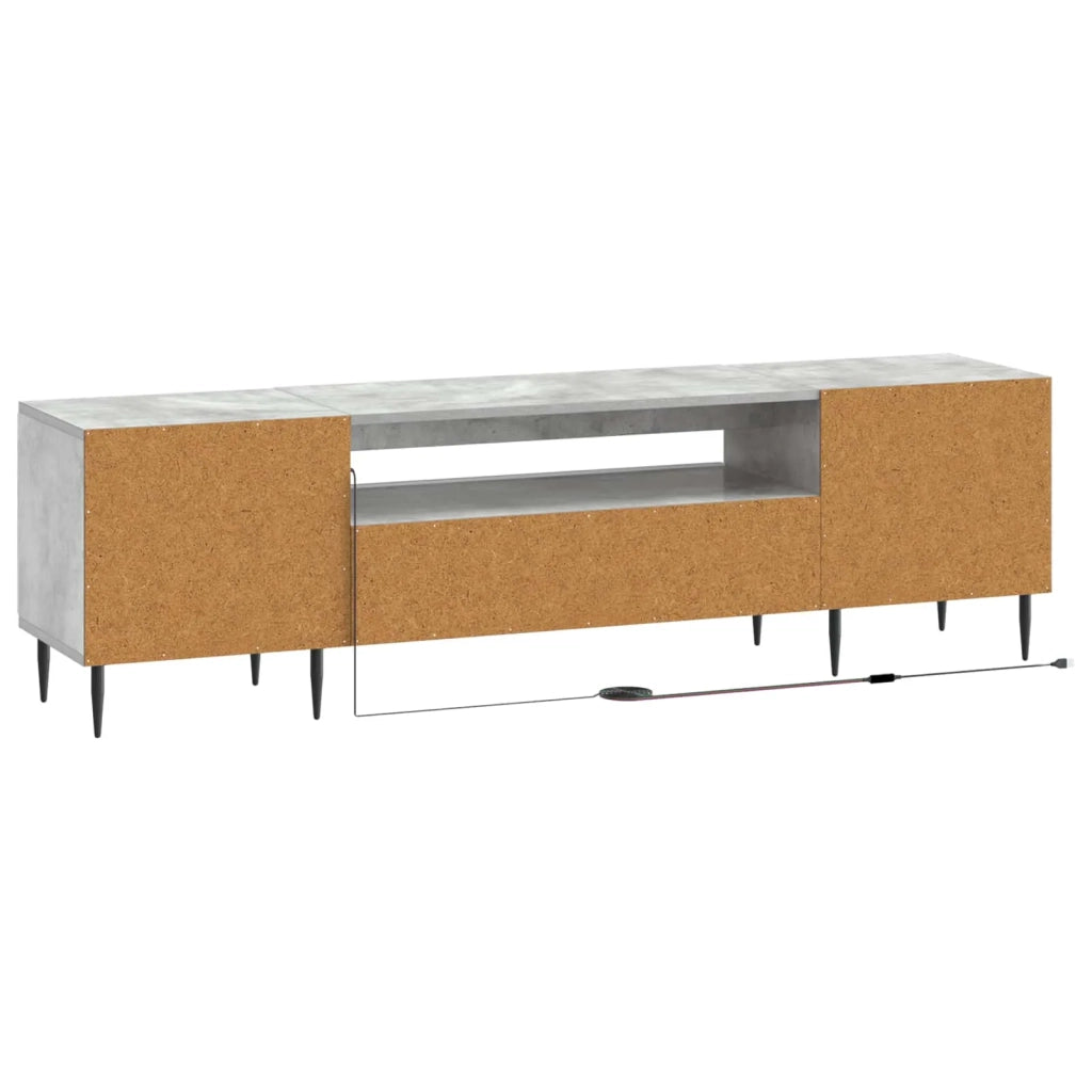 Mobile TV LED ZWOLLE 153 x 35 x 43 cm Grigio Cemento 896468