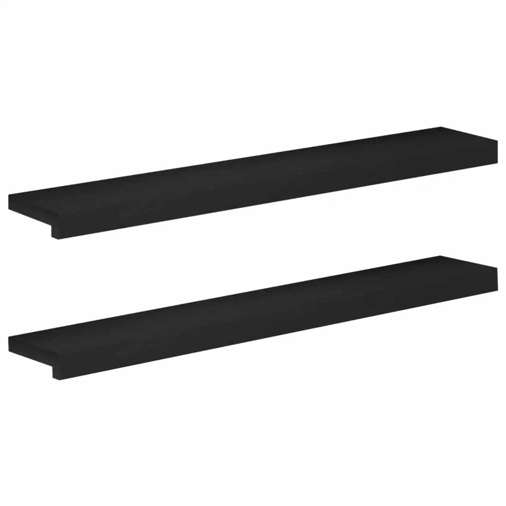 Soglie per finestre 2 pz Nero 100 x 15 x 2 cm 42048330