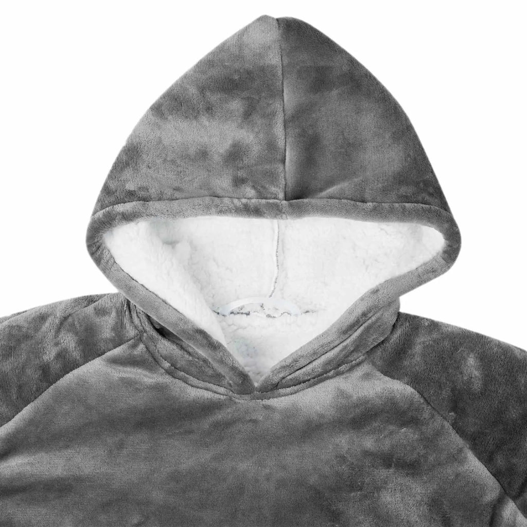 Felpa coperta Grigio scuro M Pile e Flanella CFW3197831