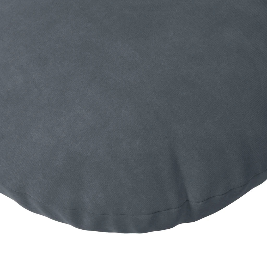 Cuscini per Seduta 2 pz | Cuscini per sedie Grigio scuro ?50 x 19 cm Velluto