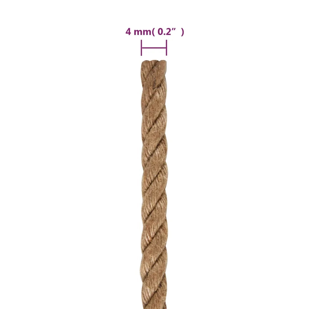 Corda | Fune in Juta Lunga 500 m Spessa 4 mm