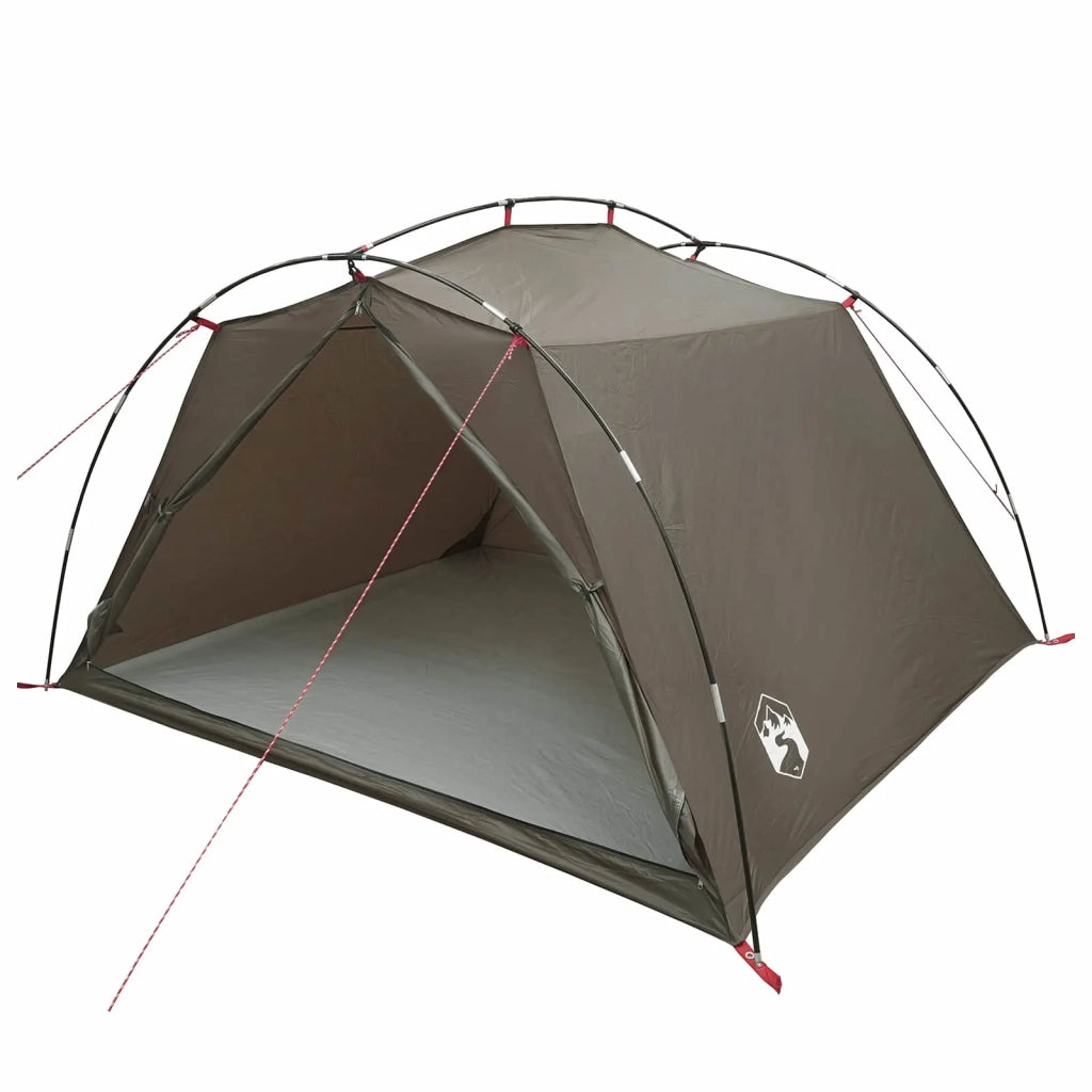 Tenda a tunnel 4 persona Marrone e Grigio 42019360