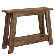 TAVOLO CONSOLLE 105x30x80 cm Marrone rustico in MDF