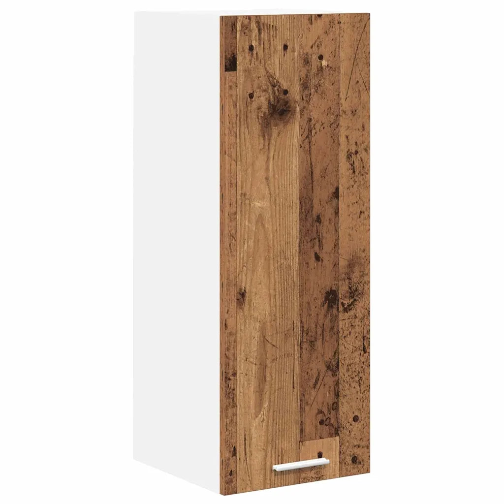 Armadio pensile 2 pcs Legno Antico e Bianco 30 x 31 x 80 cm 884255