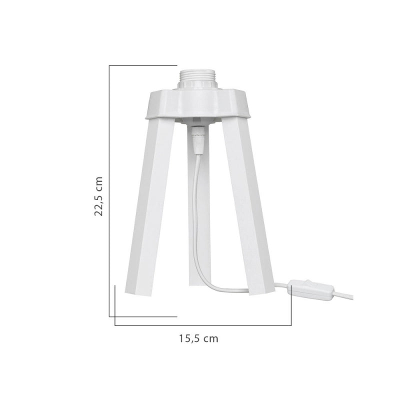 Lampada da tavolo Piko MDL4768 colore bianco