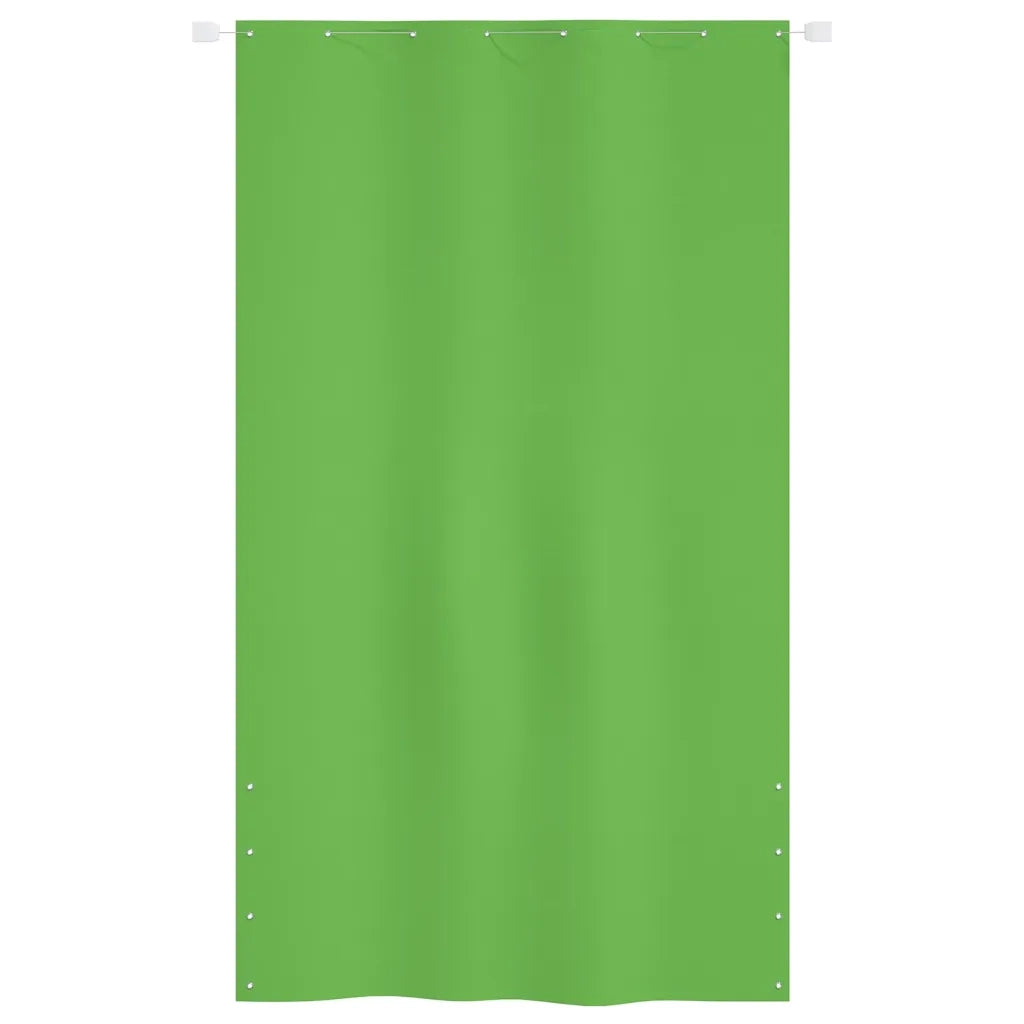 Schermo da balcone | Paravento per Balcone Verde Chiaro 140x240 cm in Tessuto Oxford