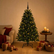 Albero di Natale artificiale verde medio con palline 120 cm 3465629