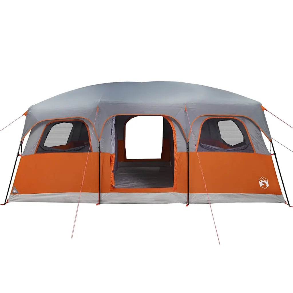 Tenda Familiare a Cabina per 10 Persone Grigia Impermeabile
