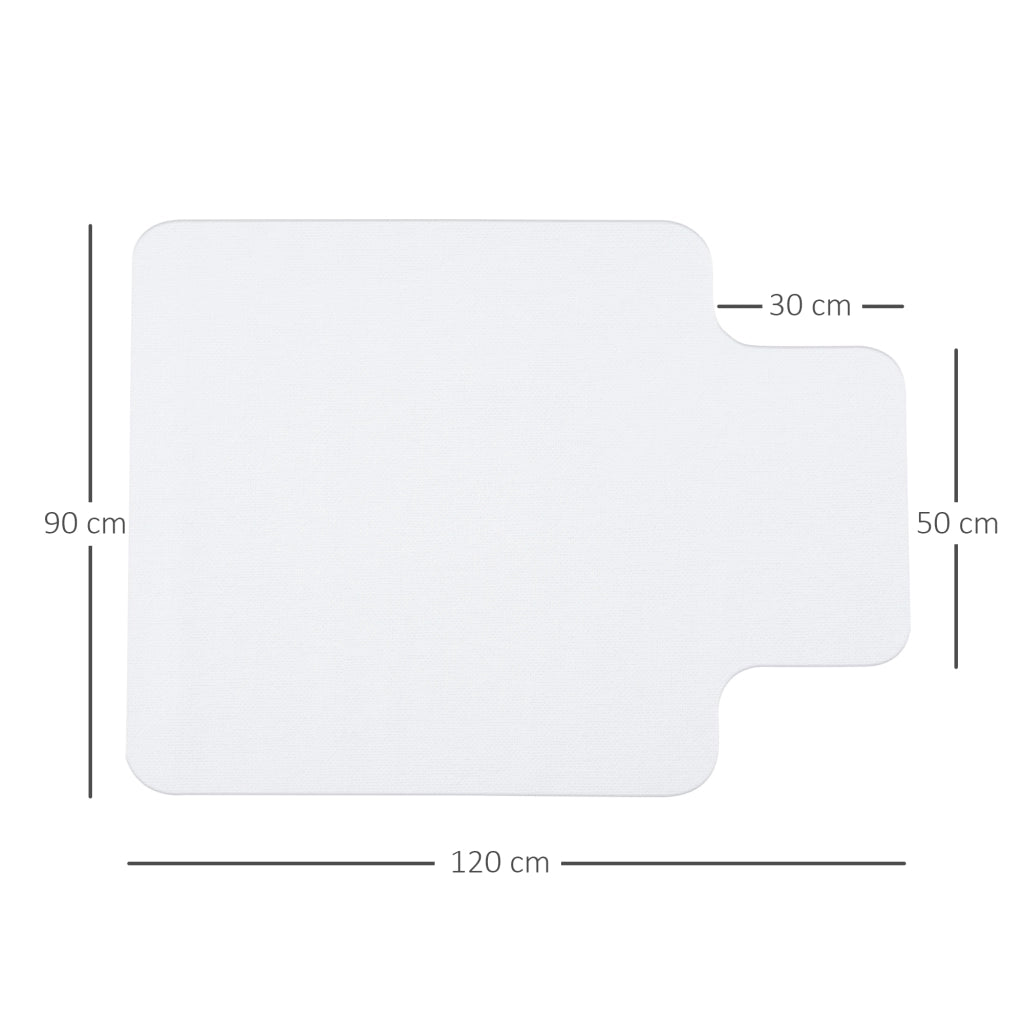 Tappetino per Sedia Ufficio in Plastica ¨C Minimal ¨C 90x120cm Trasparente