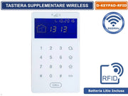 TASTIERA KEYPAD-RFID WIRELESS 868 MHZ TOUCH SCREEN PER CENTRALE DEFENDER