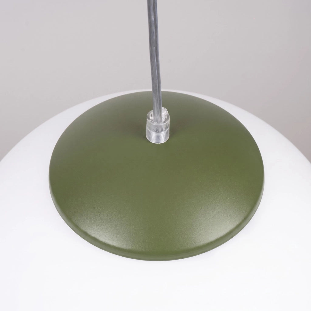 Lampada a sospensione UGO 40 verde oliva