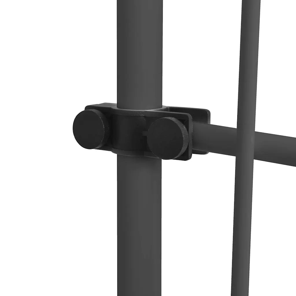 Tenda da Sole Retrattile Manuale LED 150 cm Bianca e Arancione 145856