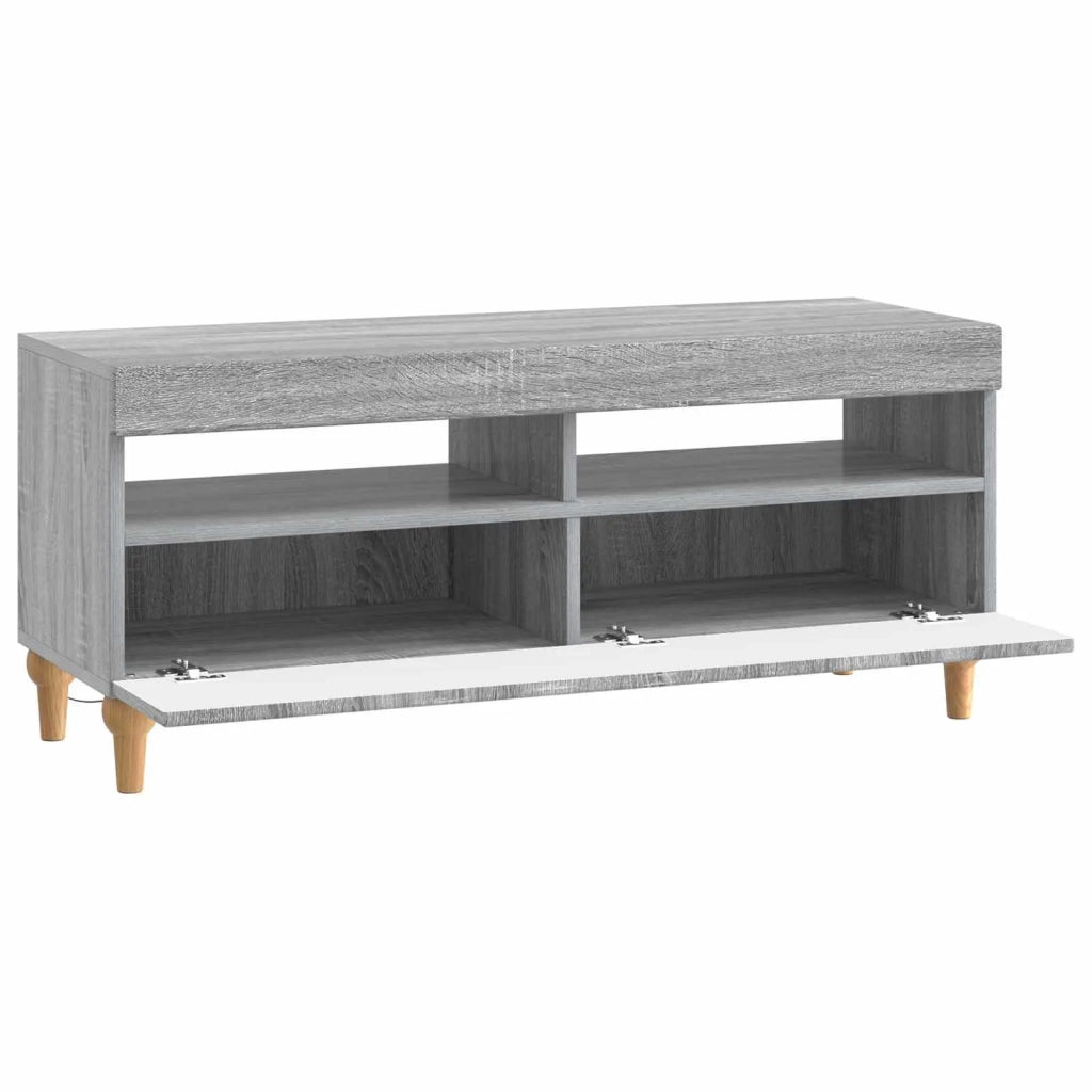 Mobile TV LED ALKMAAR 100 x 35 x 43 cm Sonoma grigio 896331