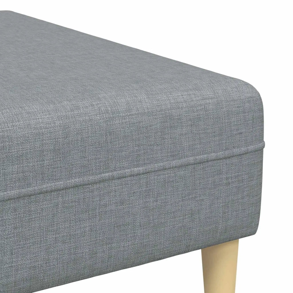 Divano per Soggiorno 3 pcs Grigio chiaro Poliestere 3335112