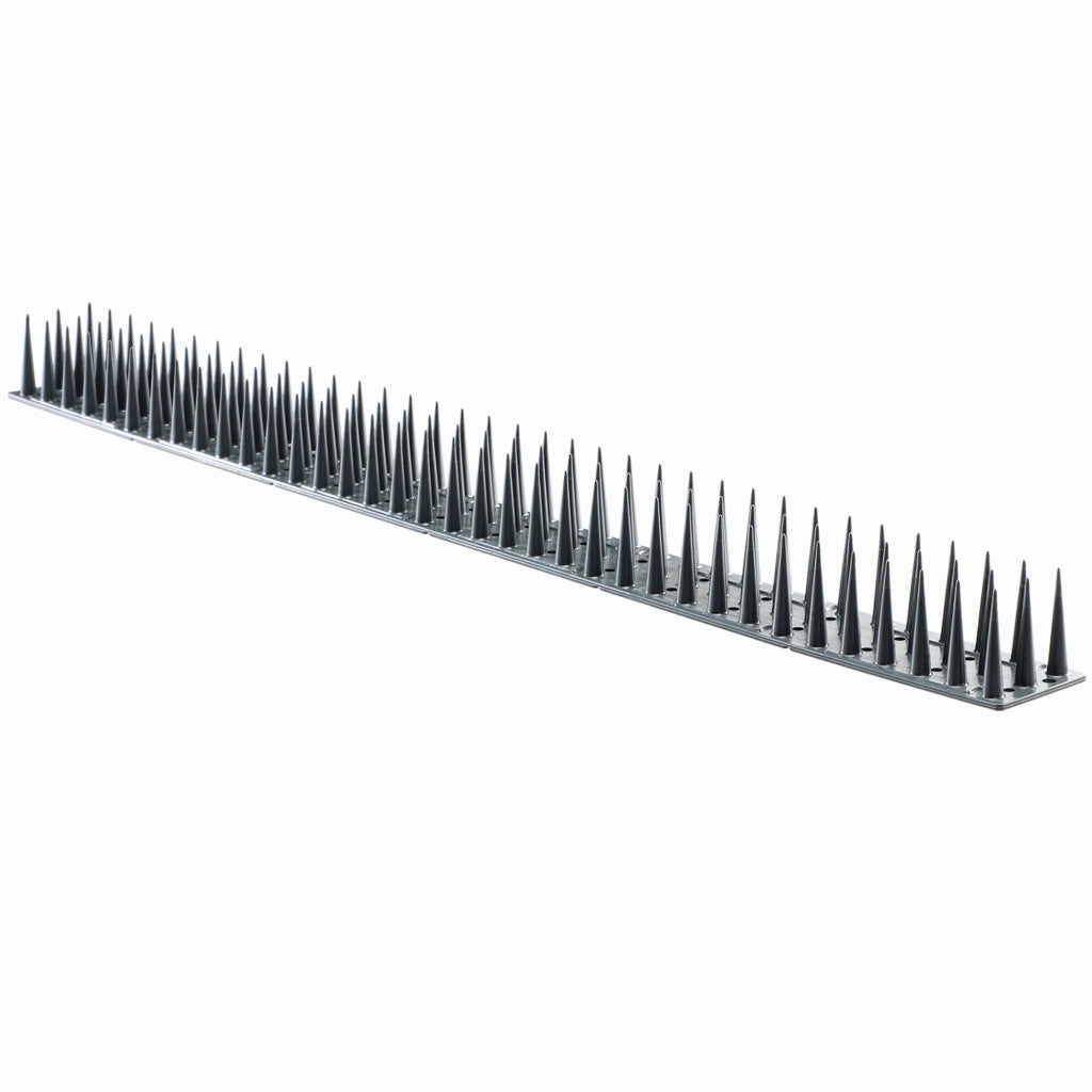 Punte anti-piccioni KADAX, 51 cm, in plastica densa e resistente, 48 pezzi