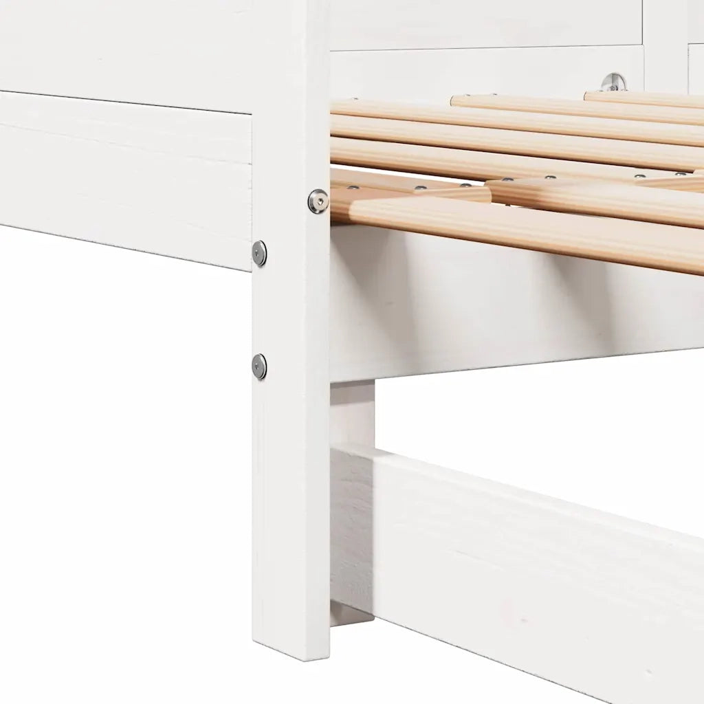 Letto Giorno Estraibile Bianco 203,5 x 184 x 56,5 cm 834679