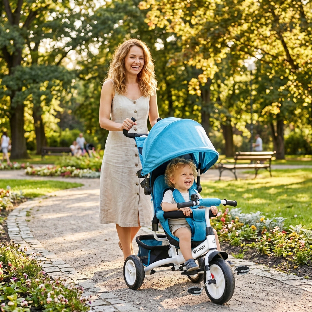 Triciclo Bambini ¨C zephmum ¨C Blu Metallico