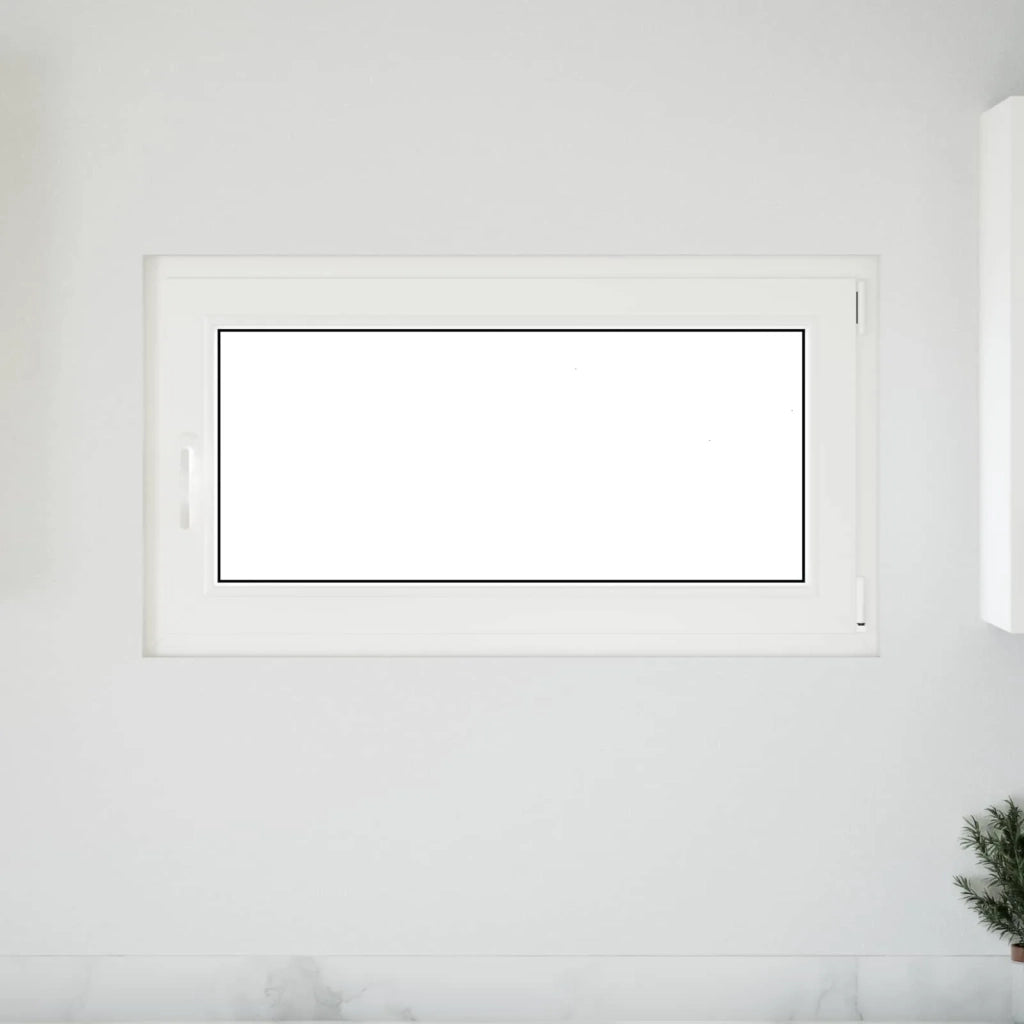 Finestra per Soffitta RISOR 110 x 50 cm PVC e Vetro Bianco CFW3569057