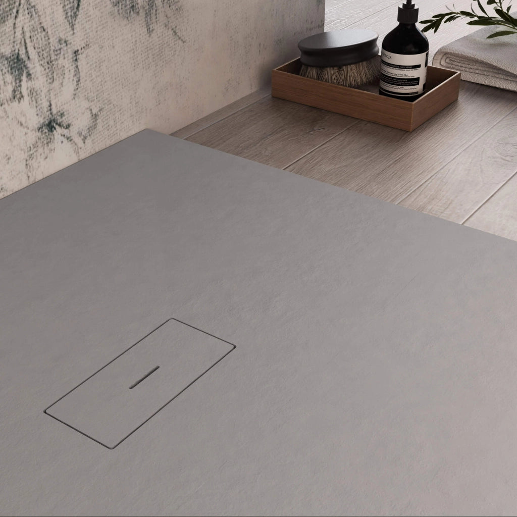 Piatto Doccia in Pietra 80x110 cm Bonussi Manila Grigio Chiaro