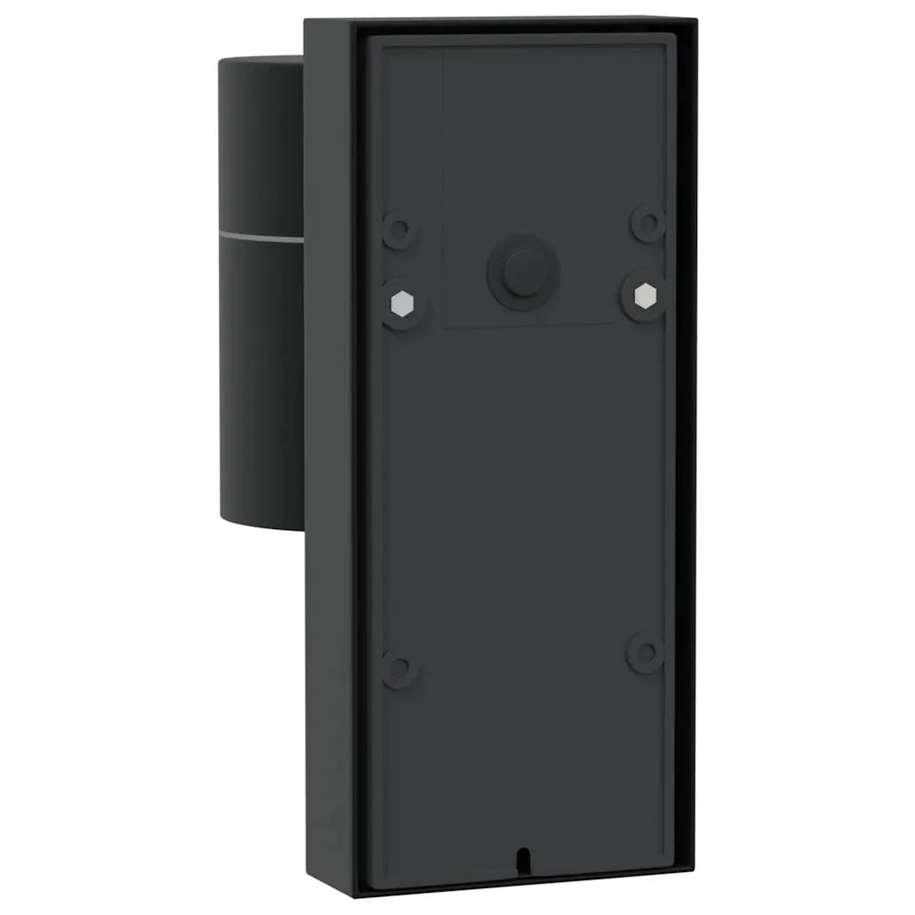 Lampada da Parete Esterna 2 pz Nero 6,5 x 10,5 x 16 cm CFW2471481