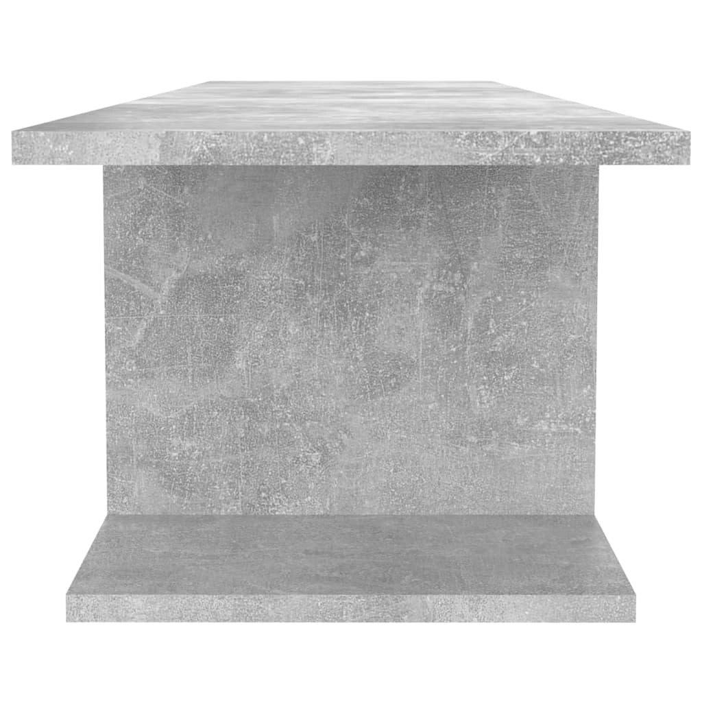 Mobile TV multimediale mensola TV credenza TV montaggio a parete adatto per sala da pranzo soggiorno camera da letto 103 x 30 x 26,5 cm grigio 02_0027746