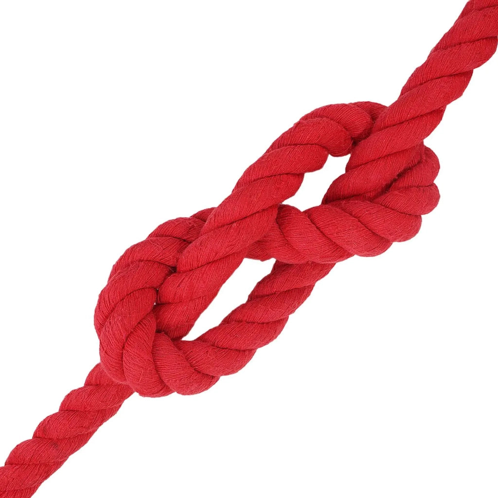 Corda di Cotone 30 mm 25 m Rosso 100% Cotone 42011928