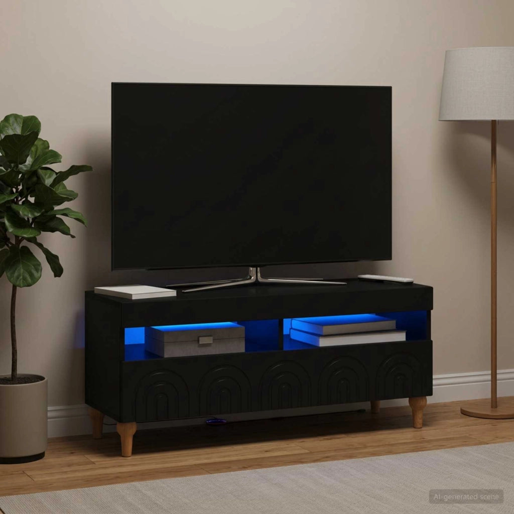 Mobile TV LED ALKMAAR 100 x 35 x 43 cm Nero 896326