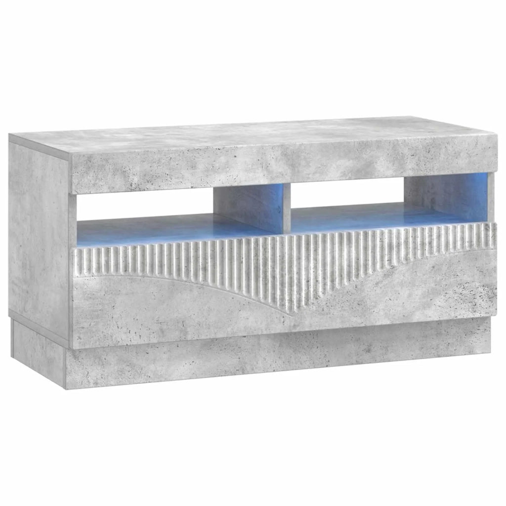 Mobile TV LED Grigio Cemento Legno ingegnerizzato 897438
