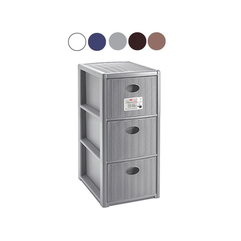 Cassettiera P.3 Elegance Moka 30X40 H 60 Stefanpl