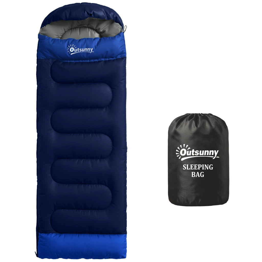 Sacco a Pelo per Adulti, Leggero e Compatto, Blu Navy