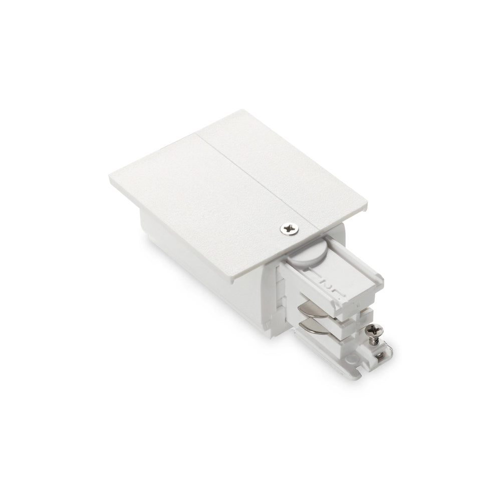 Kit Connettore Da Incasso Principale E Destro On-Off Link Alluminio Bianco