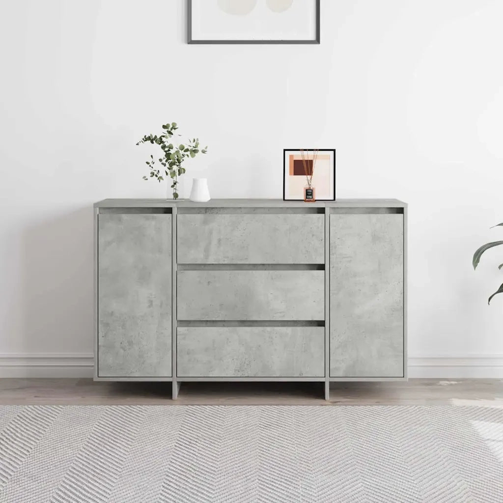 Credenza Grigio cemento 120 x 41 x 75 cm Legno multistrato 3333909