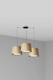 SAMBA 3L Lampada sospensione nera/verde