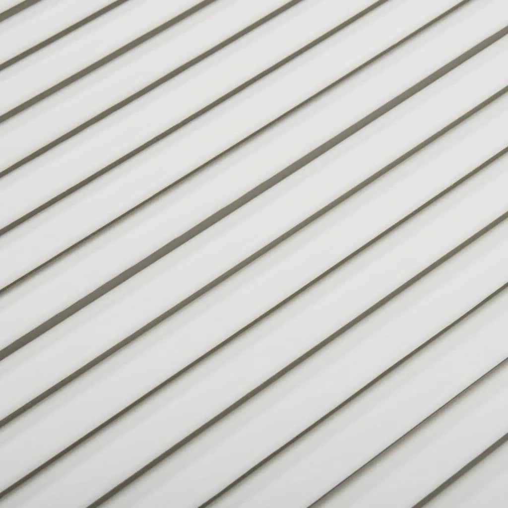 Set di 4 ante a persiana ante per armadi ante per mensole rivestimento per armadio guardaroba 39,5 x 59,4 cm legno di pino massiccio bianco 02_0003928