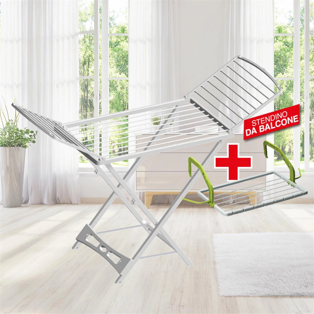 SET STENDINO DONATELLO DA 20 METRI + JET STENDI PANNI DA 3 METRI