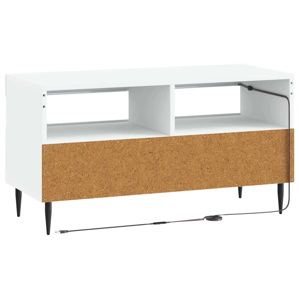 Mobile TV LED HAARLEM 81 x 35 x 43 cm Bianco 896995