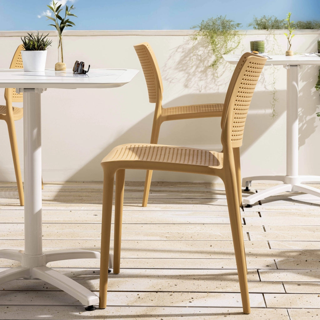 Oviala - Sedia da giardino miele