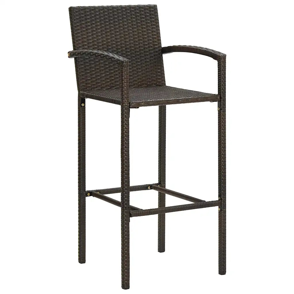 Set Bar da Giardino 9 pz Marrone 3068019