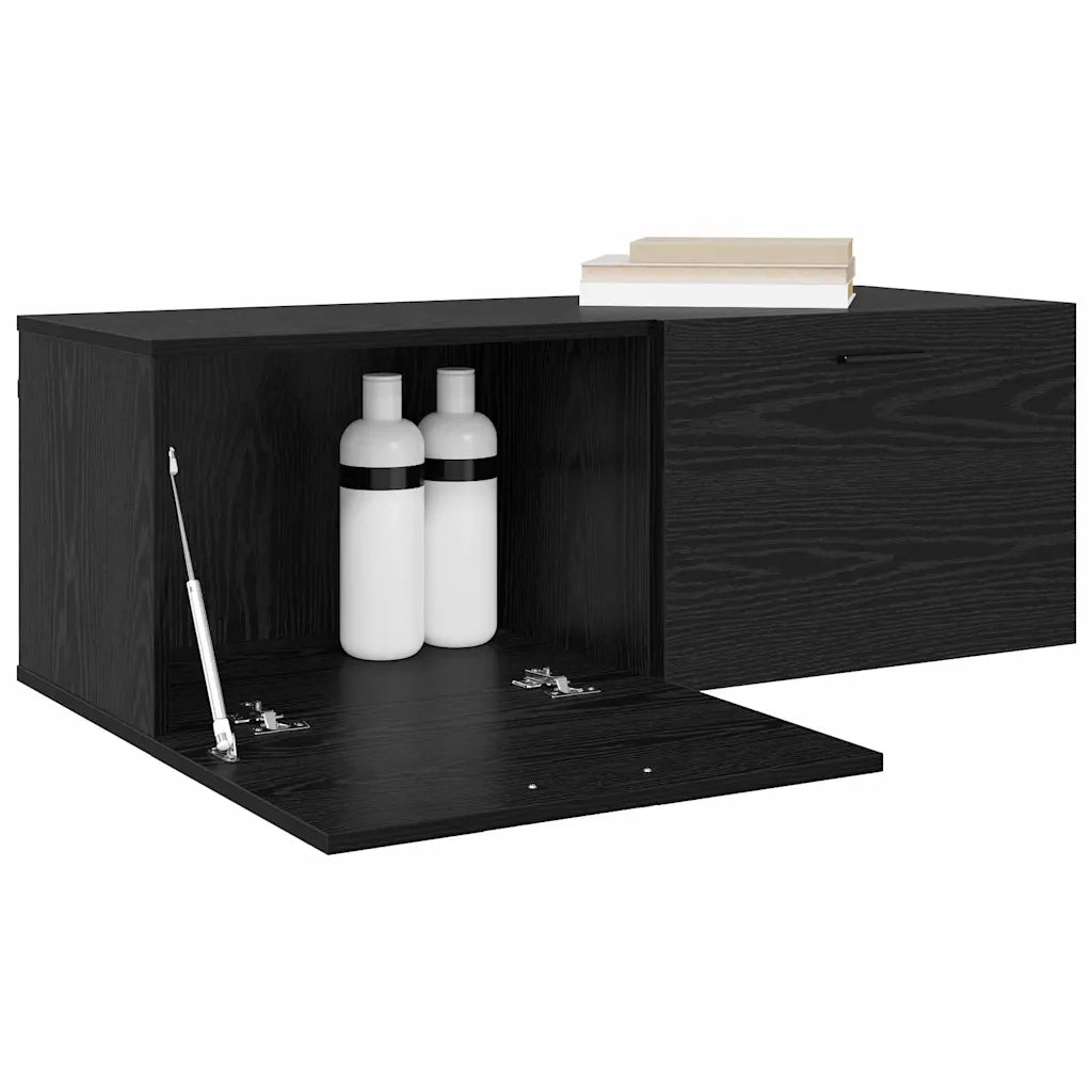 Armoire Murale 100 x 36,5 x 35 cm Bois d'ingénierie Chêne noir