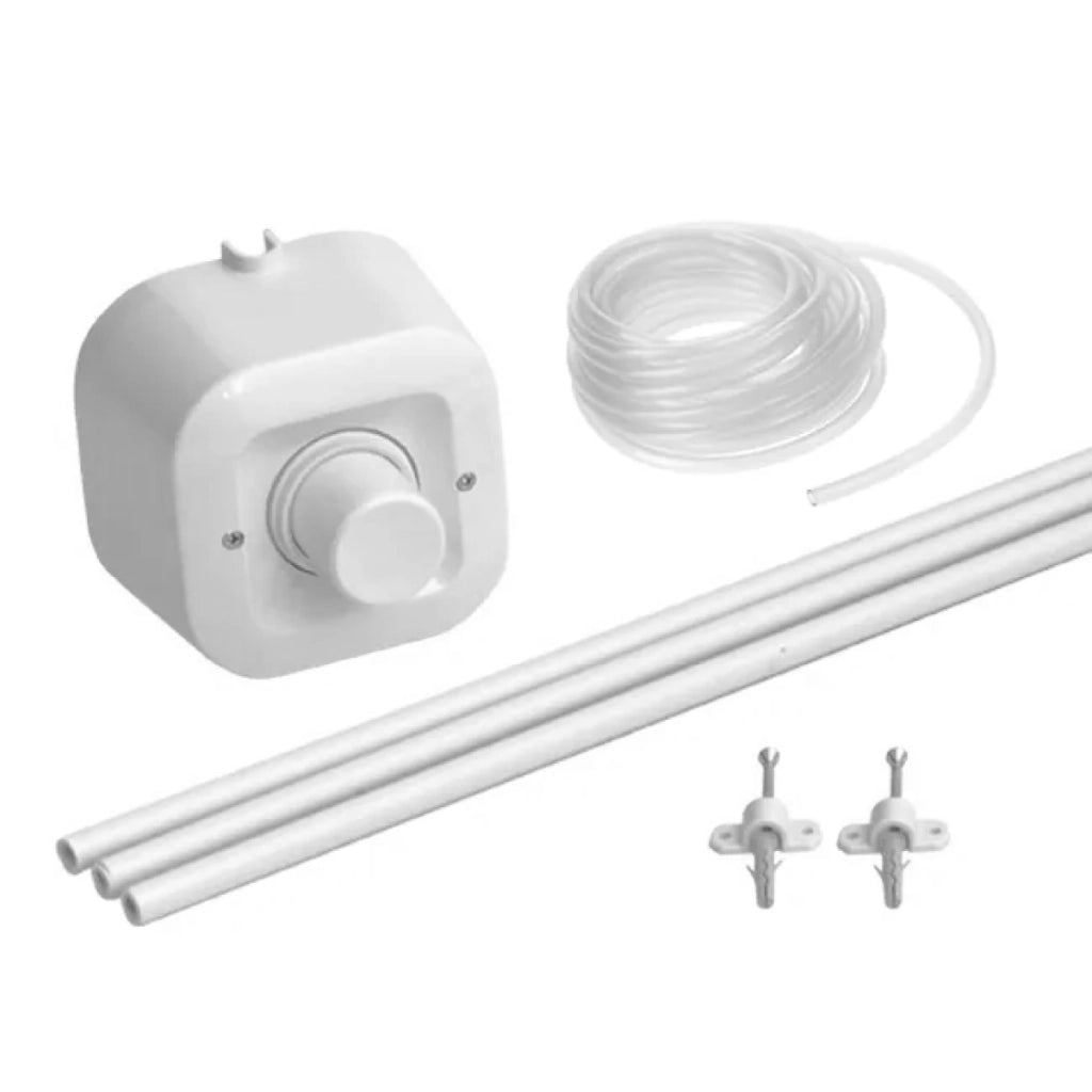 PULSANTE PNEUMATICO PER CASSETTE ESTERNE BIANCO   KARIBA SPA