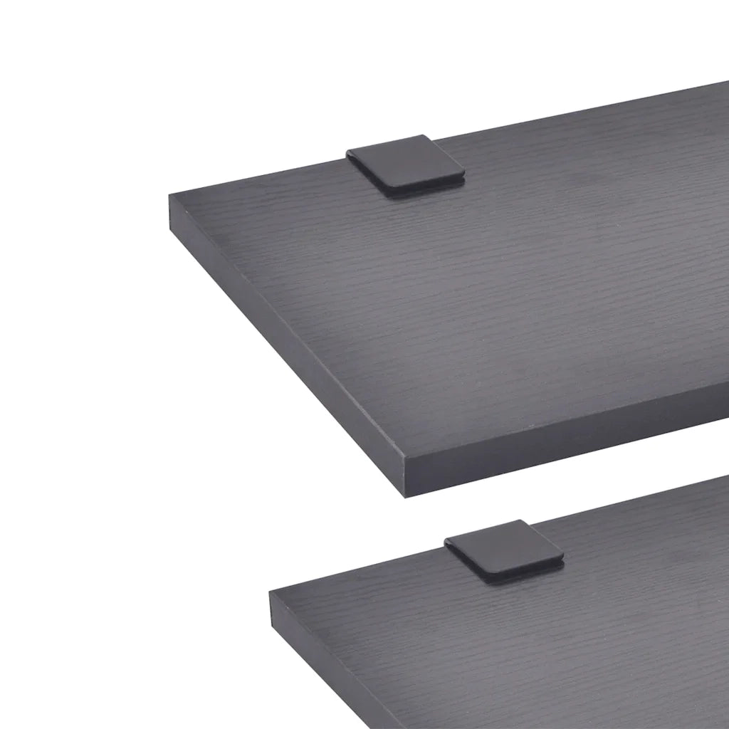 Set Mobili da Bagno 10 pz con Lavabo e Rubinetto Nero 273691