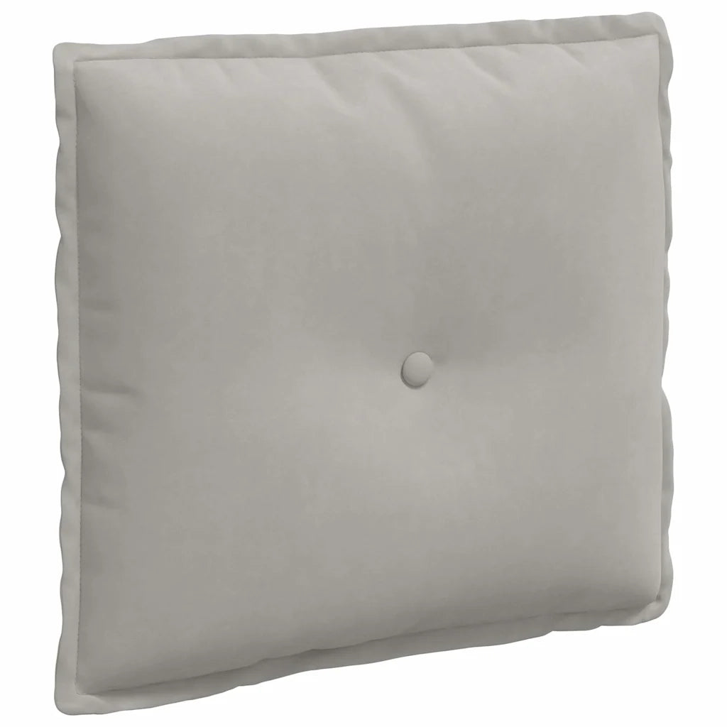 Cuscino per Schiena Grigio chiaro 50 x 45 cm 42014645