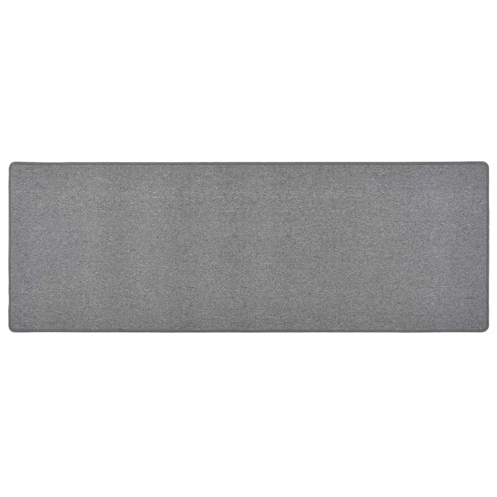 Tappeto Corsia Grigio Scuro 80x250 cm 326975