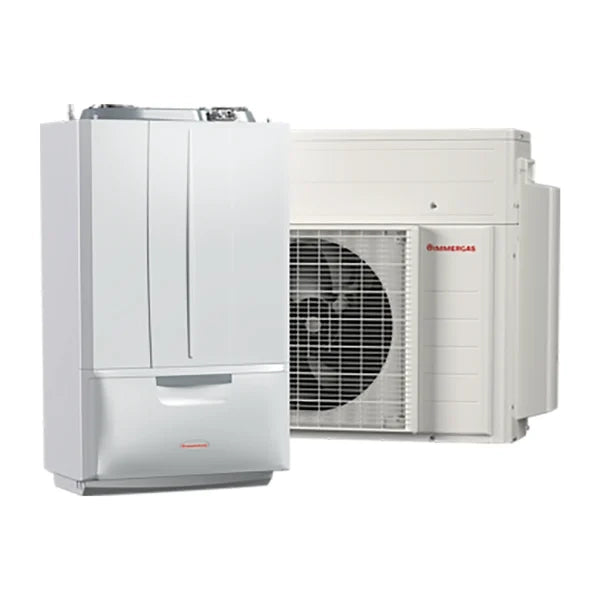 Pompa di Calore Ibrida Inverter Immergas VICTRIX HYBRID 24 R-32 Monofase a Gas GPL A++\A++