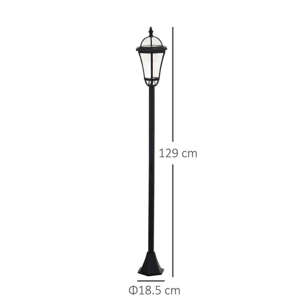 LAMPADA SOLARE da giardino LED nera in ABS IP44 Set da 2 pezzi