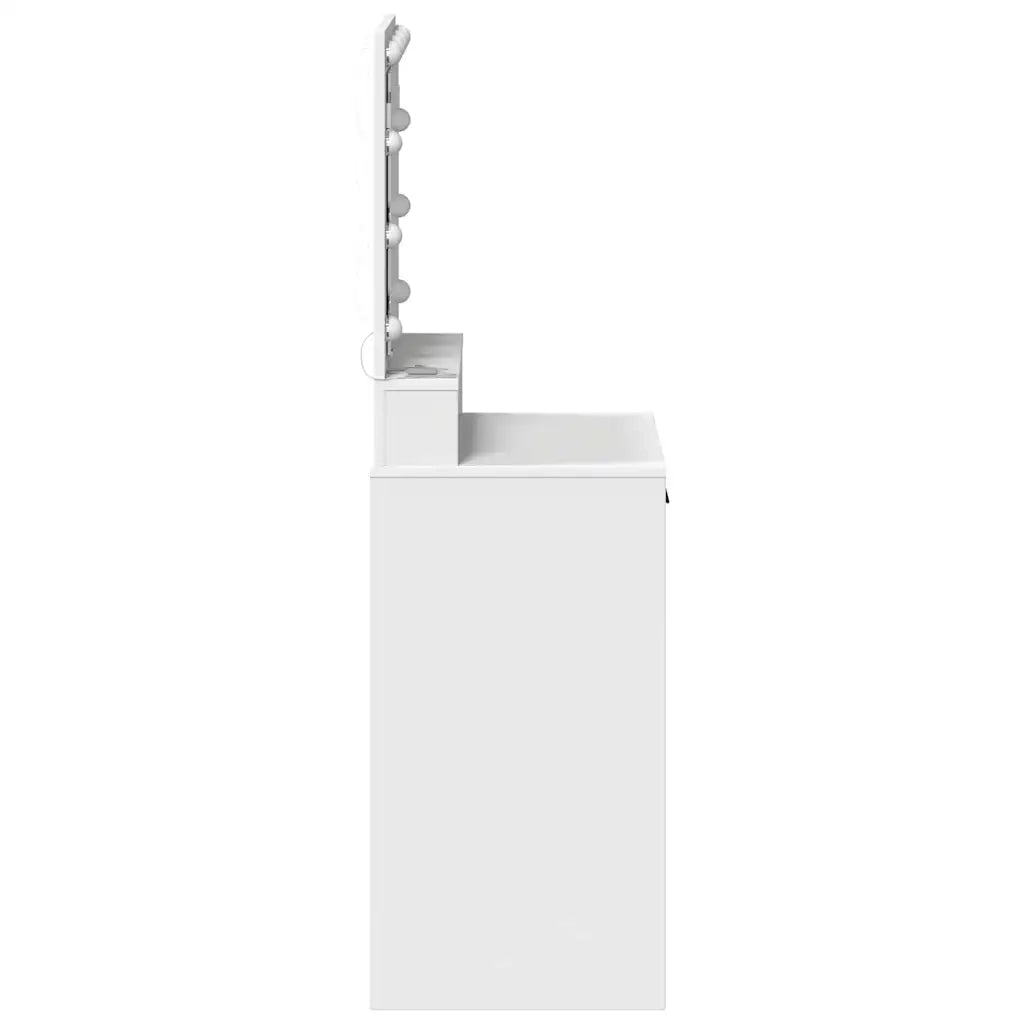 Tavolo da Trucco Bianco 50 x 41 x 135 cm Legno ingegnerizzato 865091