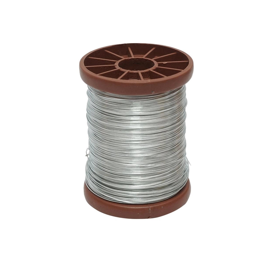 Filo di Ferro per Apicoltura 500 gr Rotolo di filo zincato (galvanizzato) 500 GR