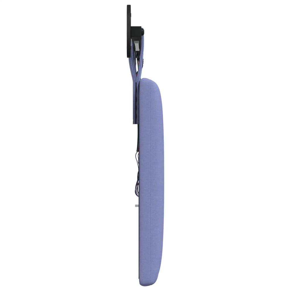 Testiera | Testata sospesa Con luce LED Blu jeans Tessuto