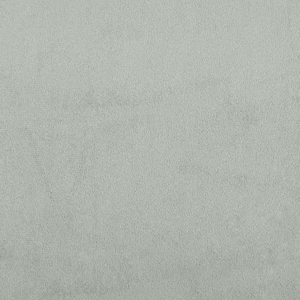 Modulo Centrale Divano Modulare con Cuscini Grigio Chiaro 100cm 4104429